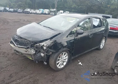 2013 Toyota Prius V Five from USA, damaged, VIN JTDZN3EU9D3204774